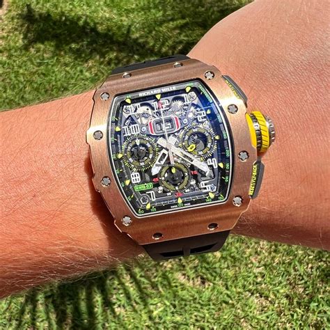 richard mille rm11 rose gold|richard mille mclaren price.